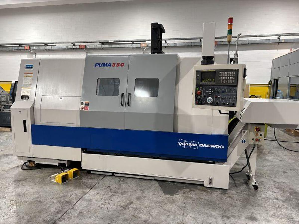 Usato TORNIO CNC DAEWOO PUMA 350 A CON LUNETTA
