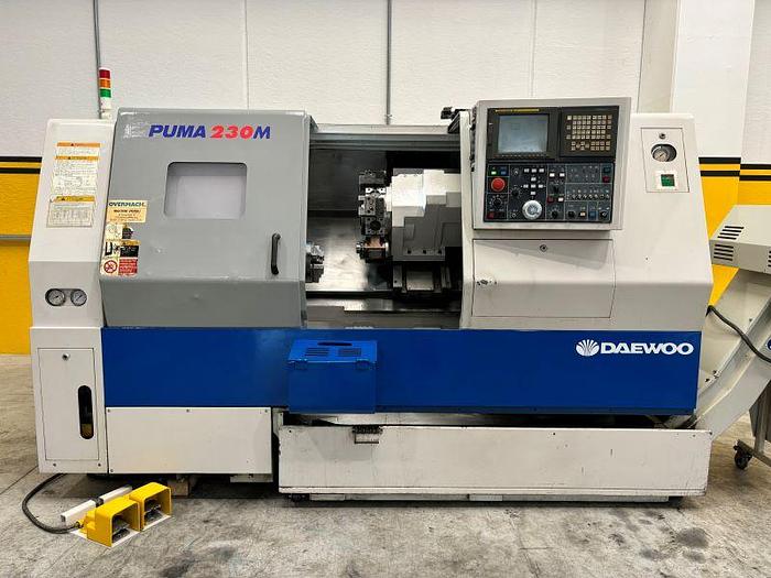 Usato TORNIO DAEWOO PUMA 230 M CNC FANUC 18i - T