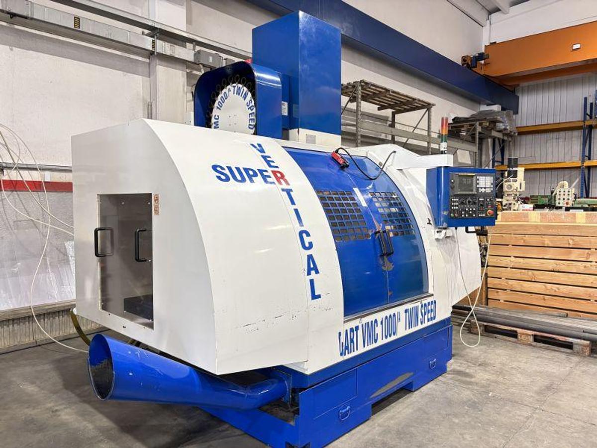 Usato CENTRO DI LAVORO DART VMC 1000 A - TWIN SPEED CNC FANUC 18 - M