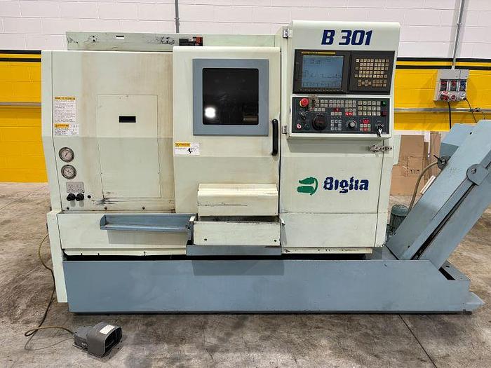 Used TORNIO BIGLIA B 301 CNC FANUC Series 21i-T