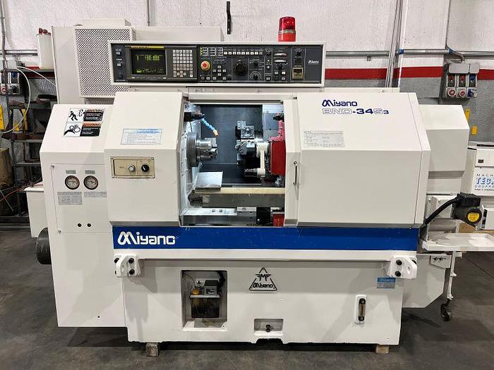 Usato TORNIO MYANO BIMANDRINO MOTORIZZATO CNC FANUC 18 - T