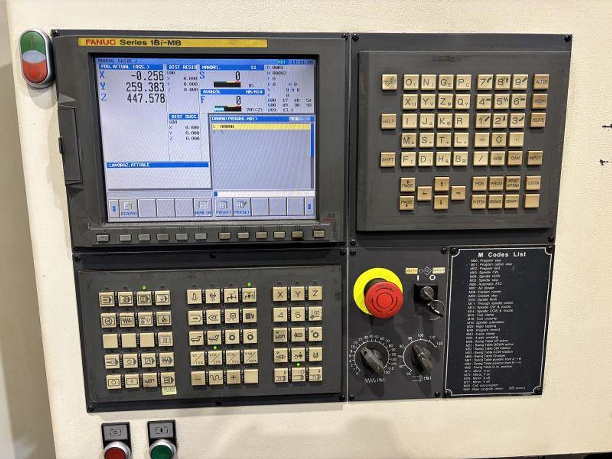 Usato CENTRO DI LAVORO PALLETTIZZATO SPINNER ME - 650 S - FANUC 18i-MB ANNO 2008