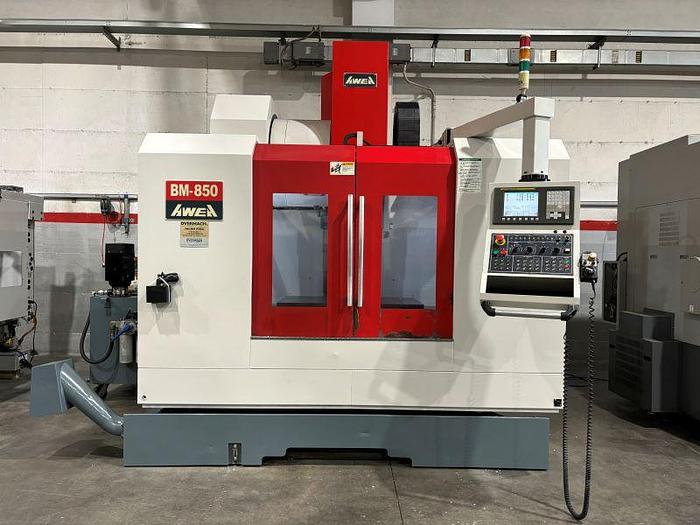 Usato CENTRO DI LAVORO AWEA BM - 850 CNC FANUC 0i - MC ANNO 2007