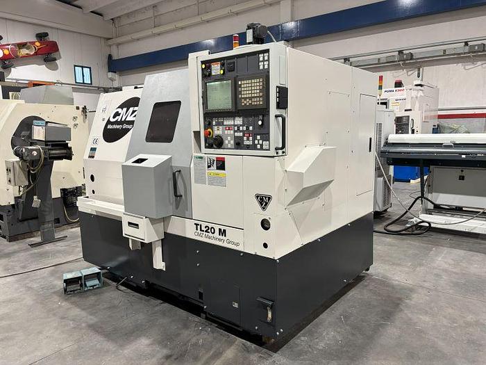Used TORNIO CMZ TL 20 MOTORIZZATO GE FANUC 21i - T