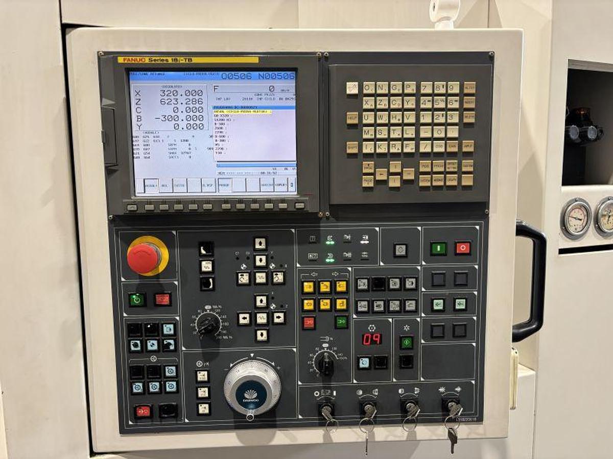 Usato TORNIO DAEWOO PUMA 2500 LSY CNC FANUC SERIES 18i-TB ANNO 2005
