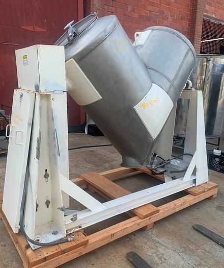 Used Mixer, V-Type, 20 CF, S/st, Patterson Kelley, 65 lbs/CF #S744267
