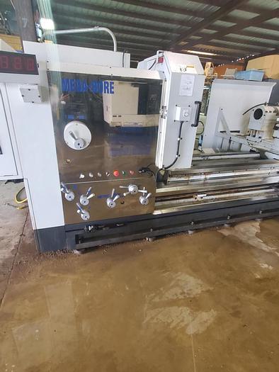 Used 2018 Megabore PA40x3mx14" Hollow Spindle Engine Lathe W/Newall DRO