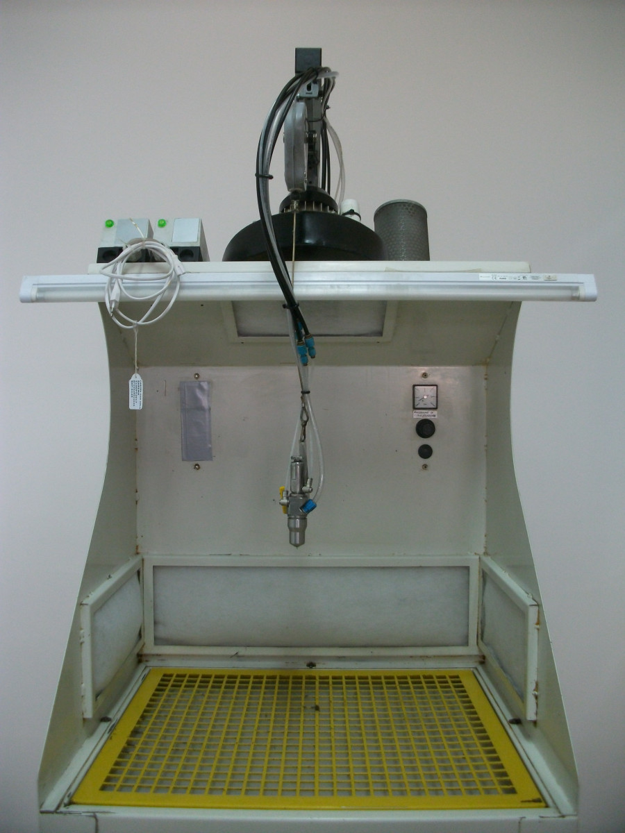 Used WATER BASED LATEX GLUE SPRAYING MACHINE