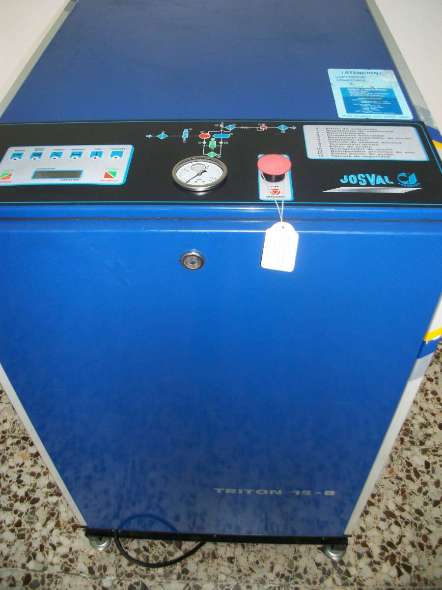 Usado COMPRESOR MARCA JOSVAL, MODELO TRITON 15, REF. MQ6383