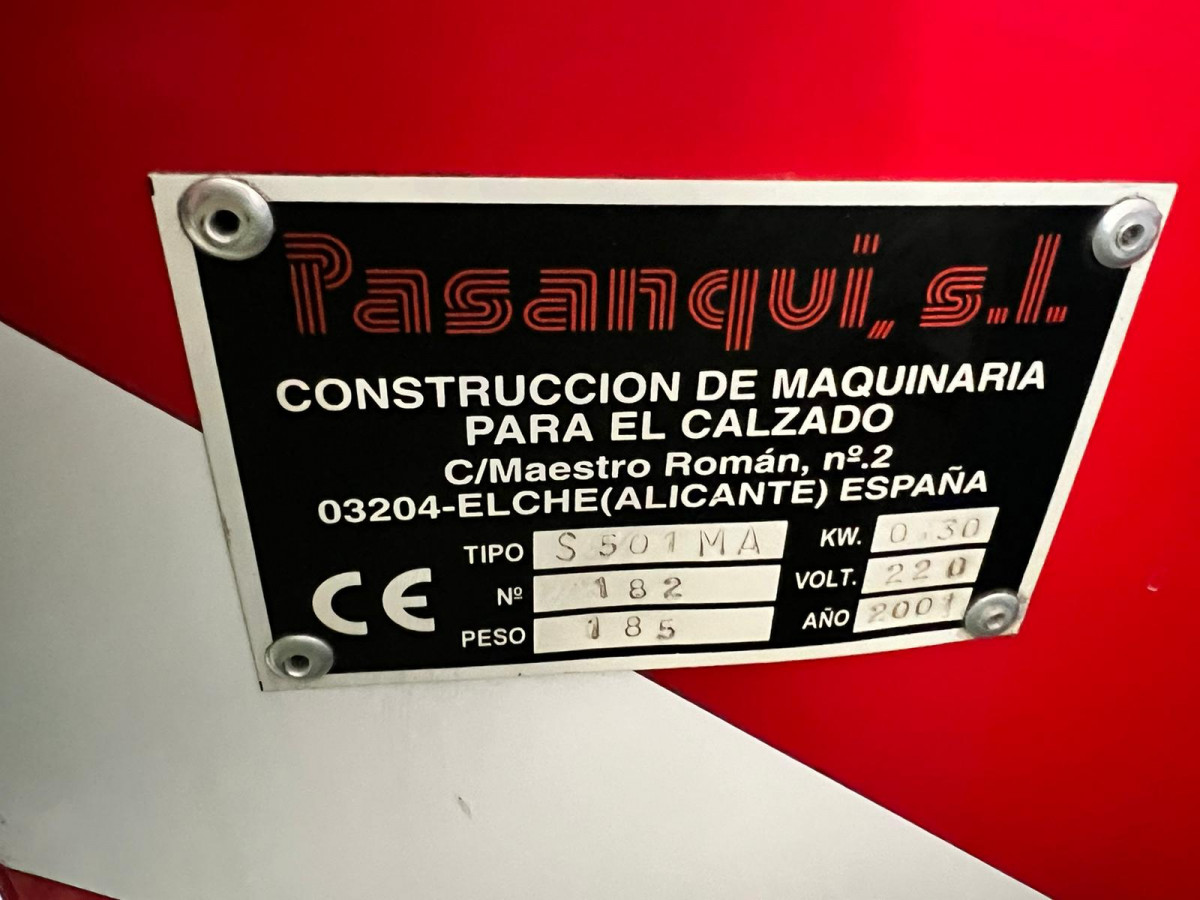 Usado MÁQUINA DE PRENSAR TUBULAR, MARCA PASANQUI, MODELO S501MA, REF. MQ7561
