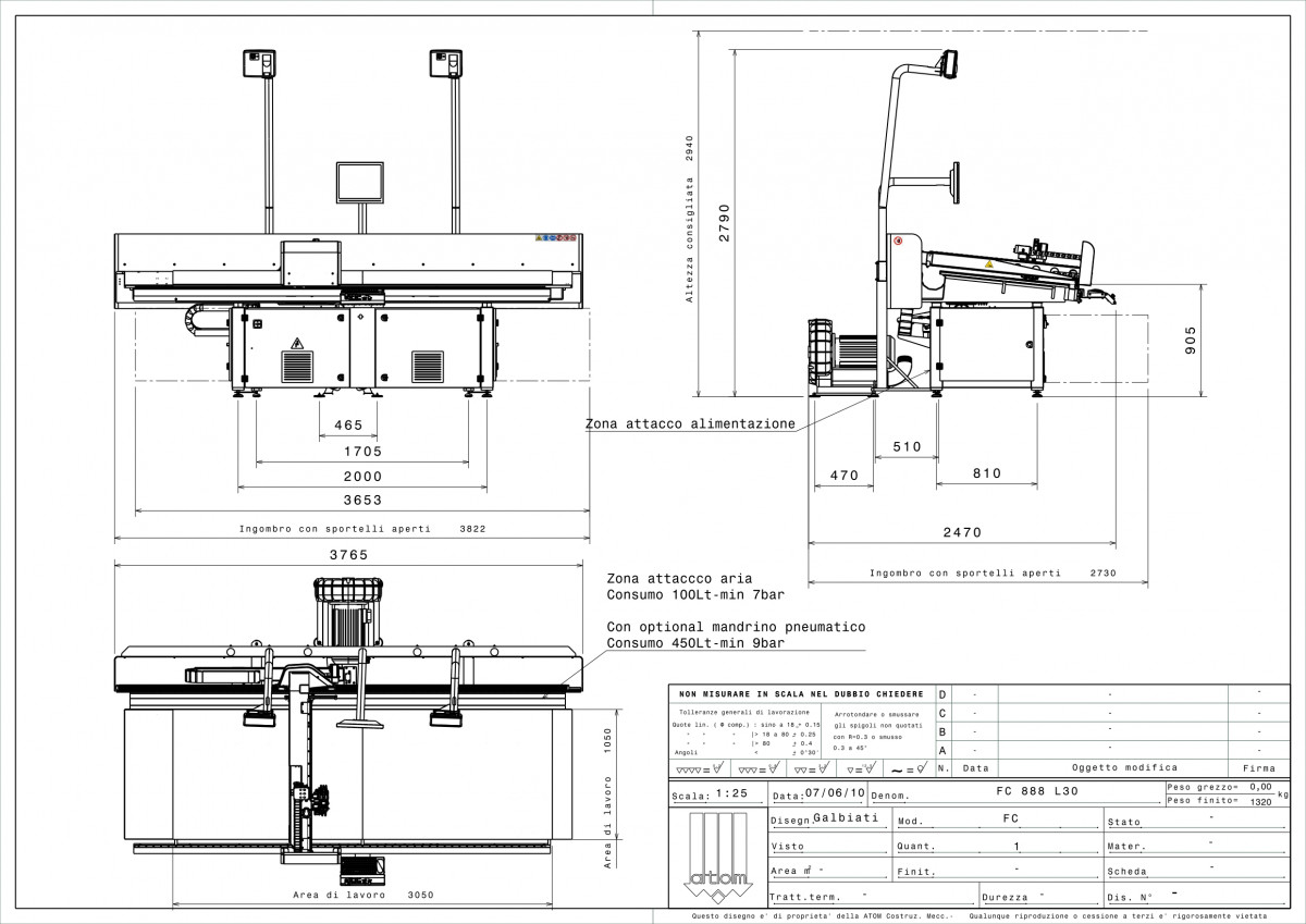 Usado CORTE AUTOMATICO POR CUCHILLA, MARCA ATOM, MODELO FLASHCUT 888-L30