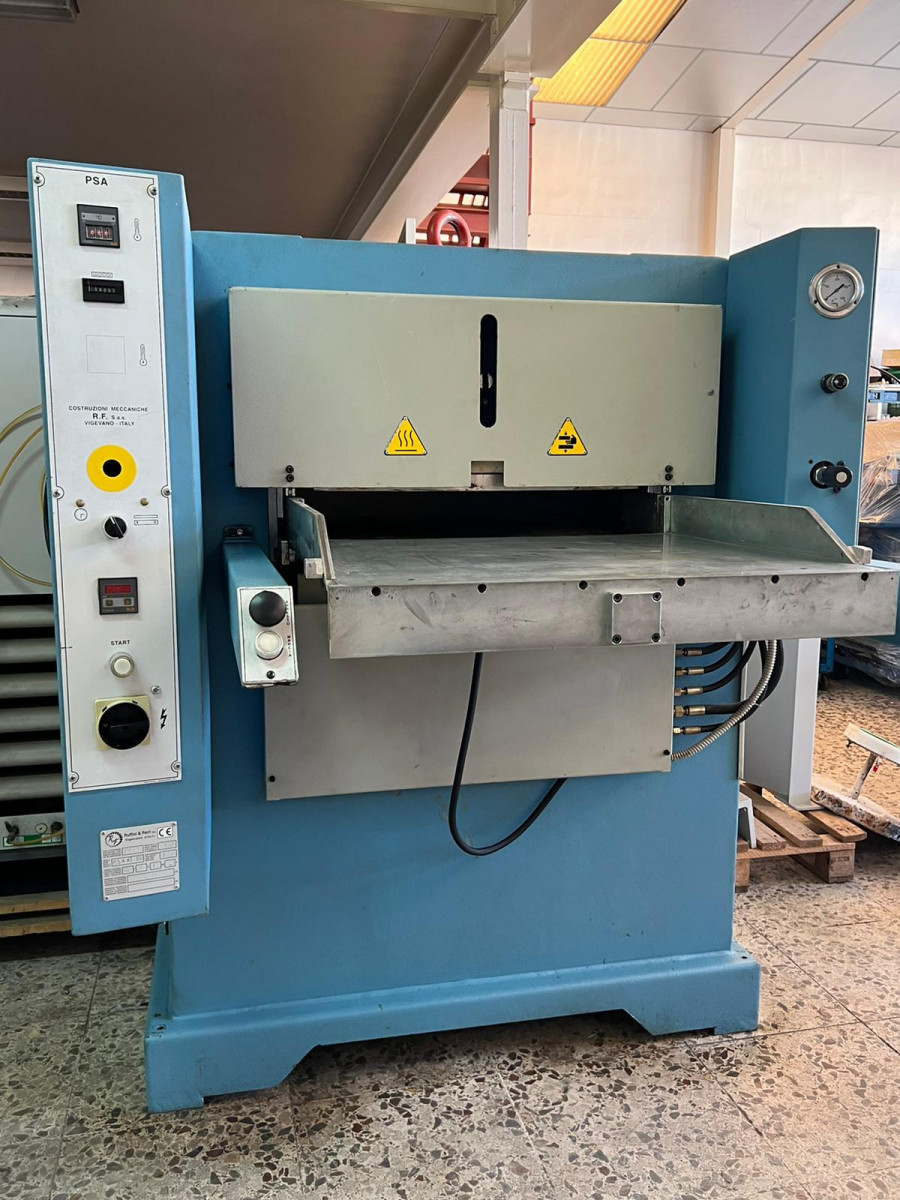 Used PNEUMATIC LEATHER EMBOSSING  MACHINE