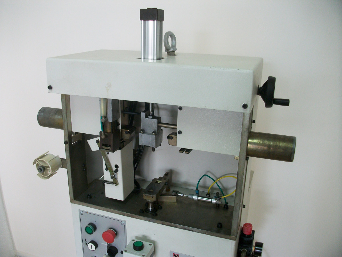 Used INSOLE FIXING MACHINE WITH ADHESIVE TAPE