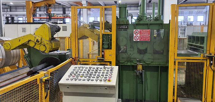 Used GUIDA   750mm x 14mm S.S. Slitting Line (Used) #4362
