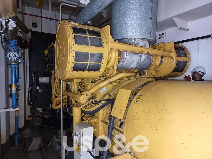 Used 1.3 MW 2008 Used Caterpillar 3512B Diesel Generator Sets