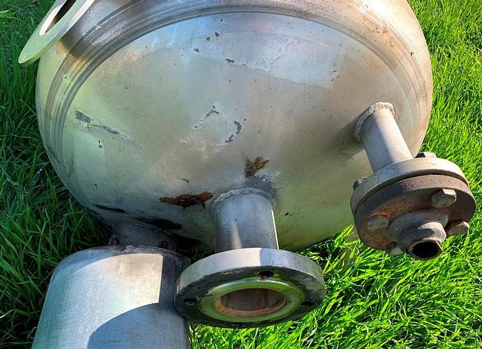 Used Tank, 250 Gallon, 316L Stainless Steel, UL 142, 2' x 11', #S743625