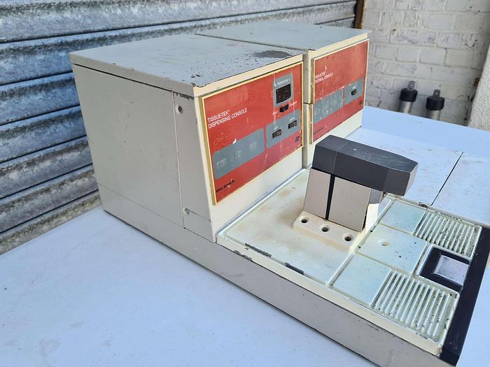 Used Miles Scientific Tissue-Tek Dispensing Console and Thermal Console