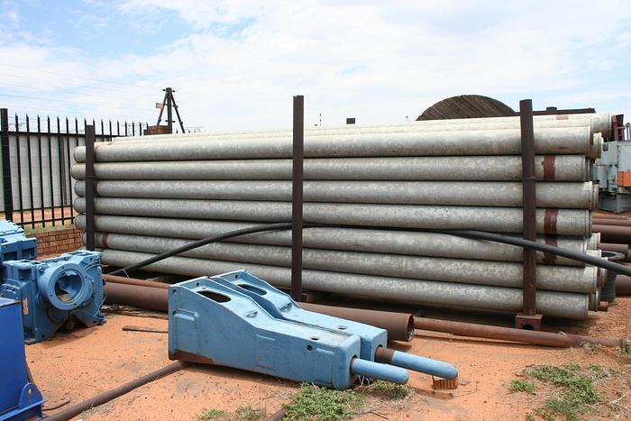 Used NEW 200MM GALVANIZED VICTAULIC PIPES