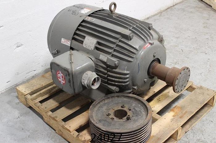 Used Us Motor 7979B Motor, 125Hp, 1780Rpm, 460V, 444T Frame #24027