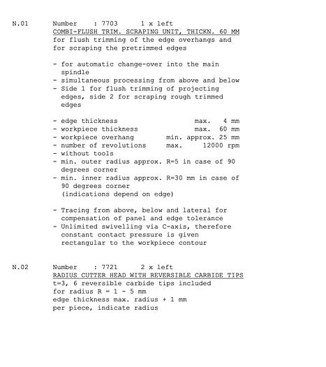 Used Homag BAZ211 Venture 20 CNC