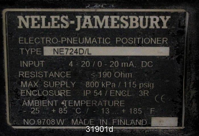 Used Neles Jamesbury R21C A06 CCJA 6" V-Ball Control Valve #31901