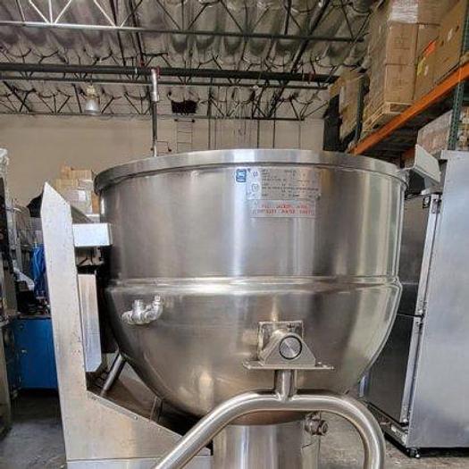 Used GROEN DH-80 TILTING 80 GAL. NAT GAS STEAM KETTLE AVAILABLE N-O-W ! (827C)