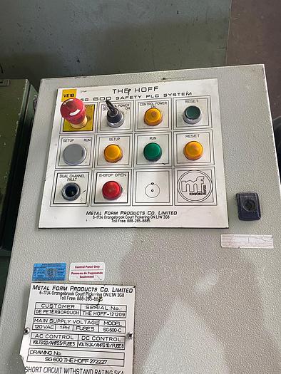 Used Roundo Hydraulic Angle Roll 6" x 6" x 1/2" R-6-S