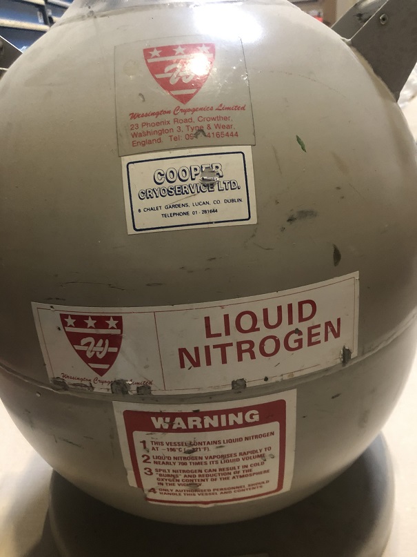 Used 1986 Wessington Cryogenics Ltd.  MSD-25