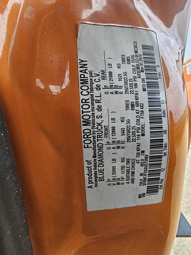 Used 2010 Ford/ Terex F750 / XT55