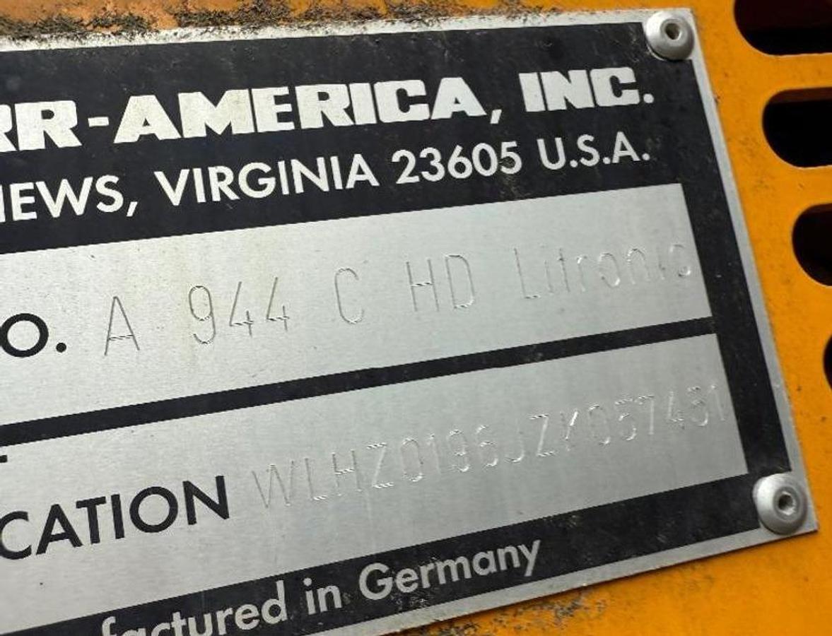 Used 2011 Liebherr A944 C HD Letronic