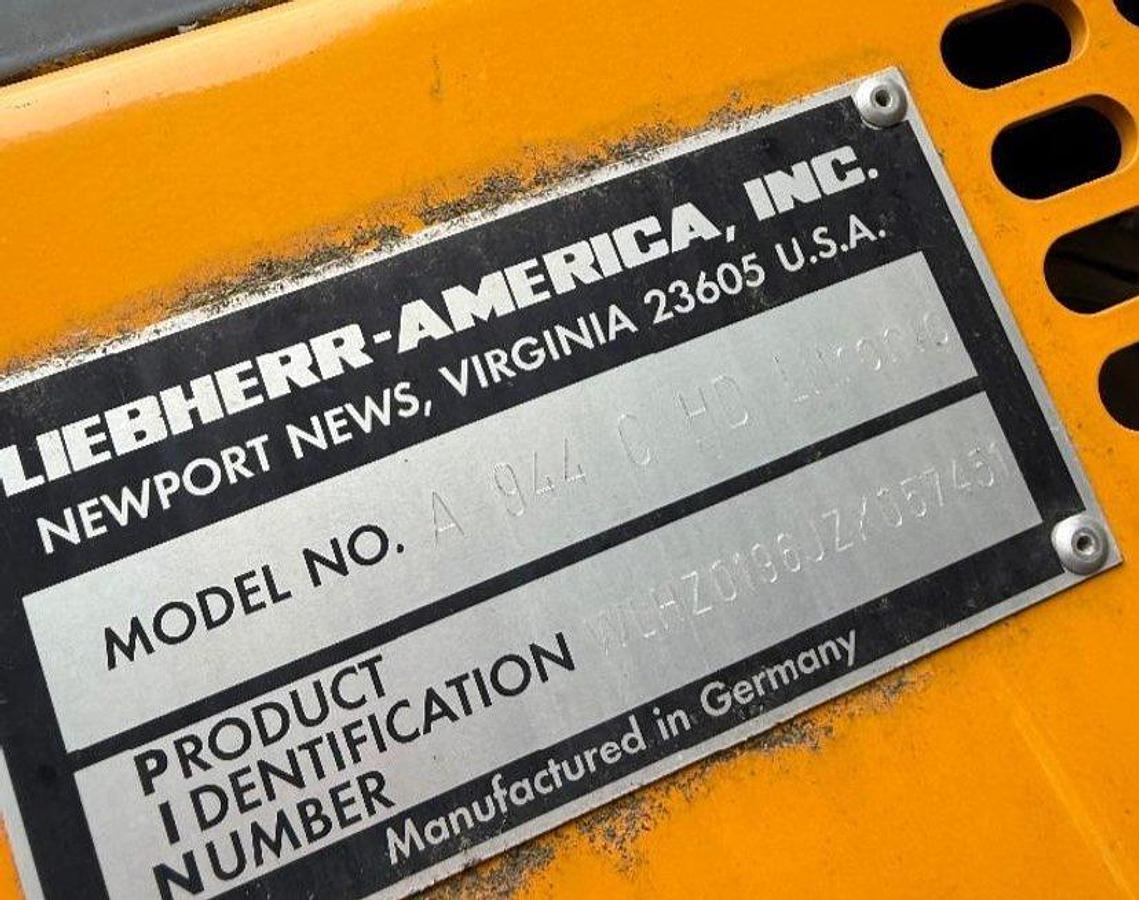 Used 2011 Liebherr A944 C HD Letronic