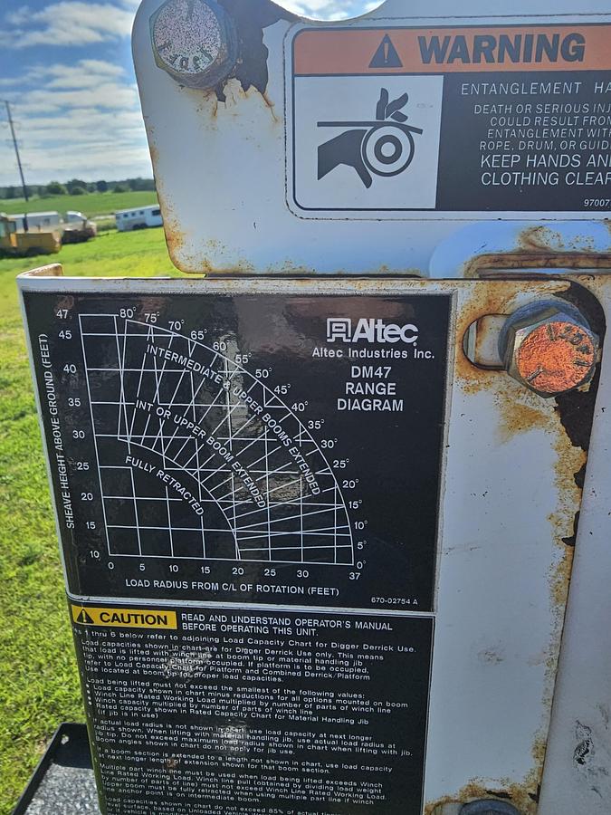 Used 2015 Ford /  Altec F750 / Digger derrick