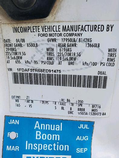 Used 2008 FORD F550