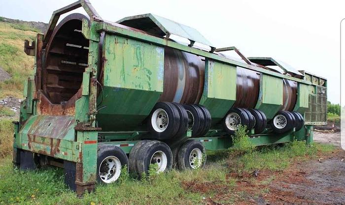 Used 1997 Mobile Drum Debarker Drum Debarker