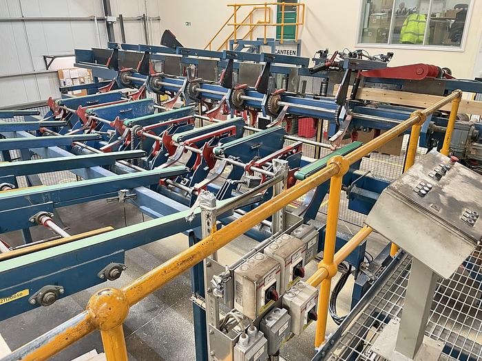 Gebruikt Almab – Stenner – Leadermac high speed resaw-planing line