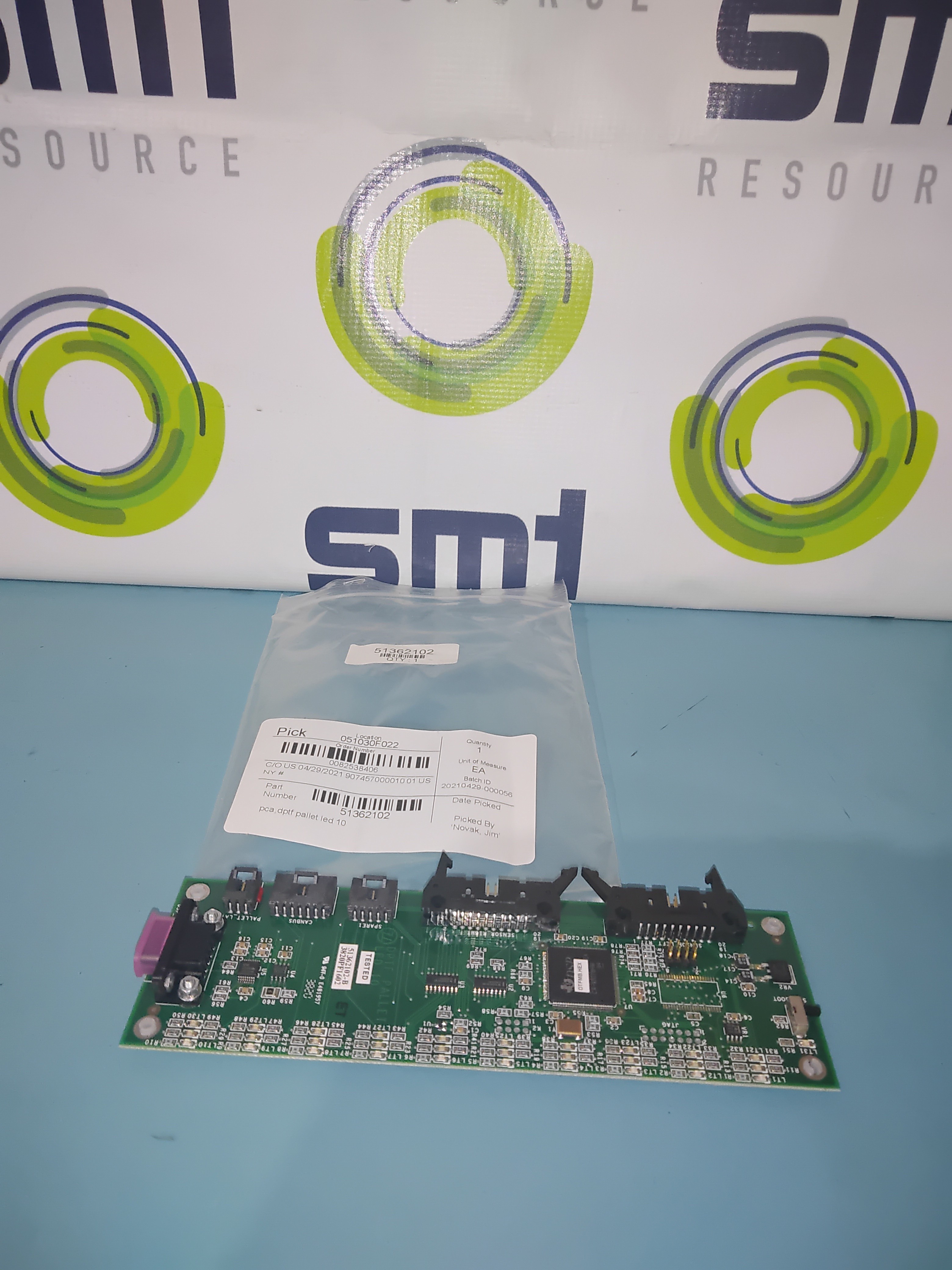 PCA DPTF Pallet LED Board 51362102