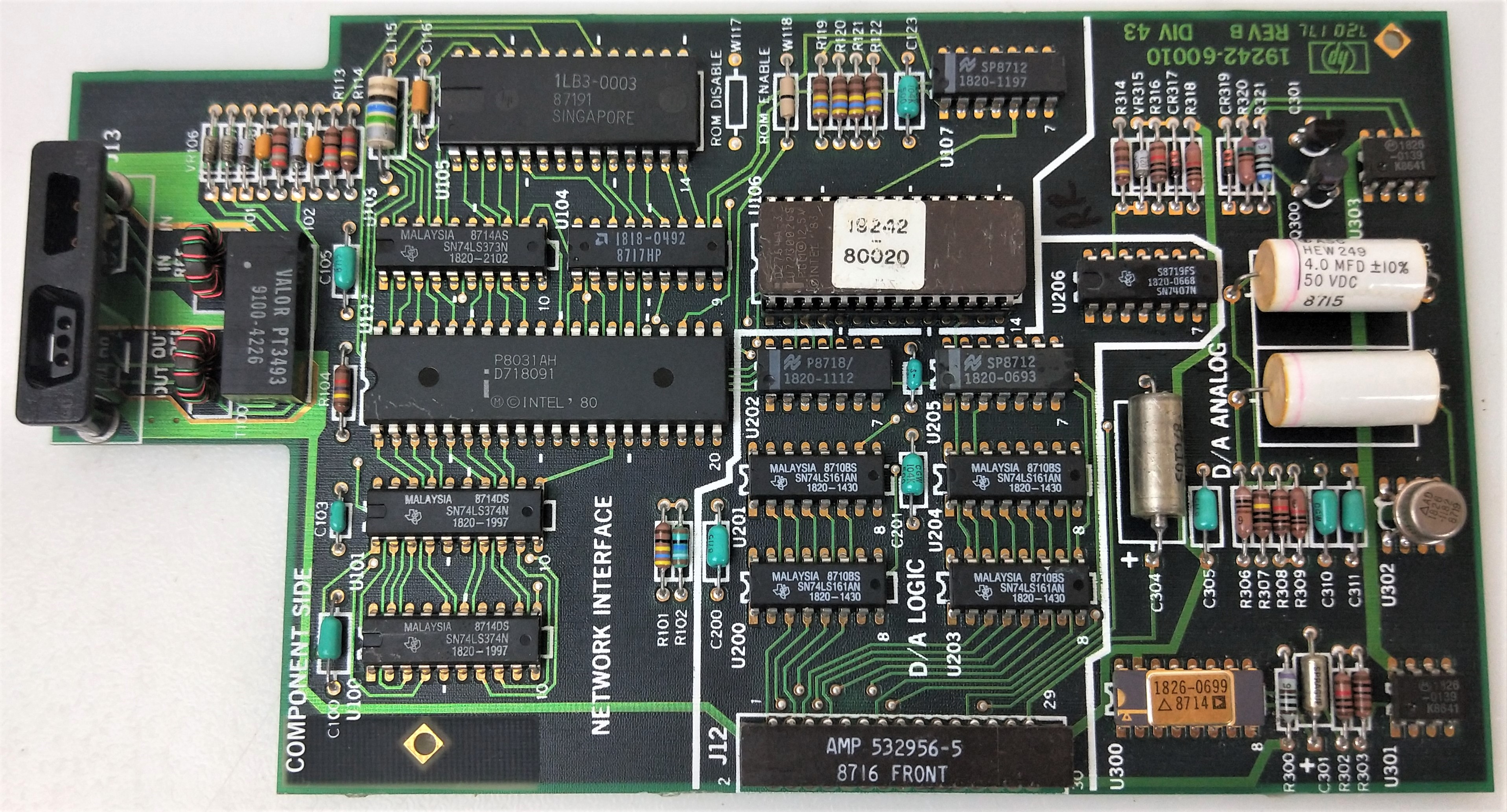 Used HP 19242-60010 INET Communications Board for HP 5890 GC