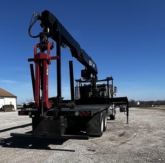 Used 2006 Sterling Flatbed Hiab Crane Truck