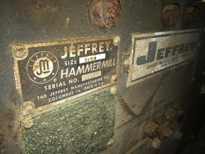 Used Jeffrey 34WB Hog