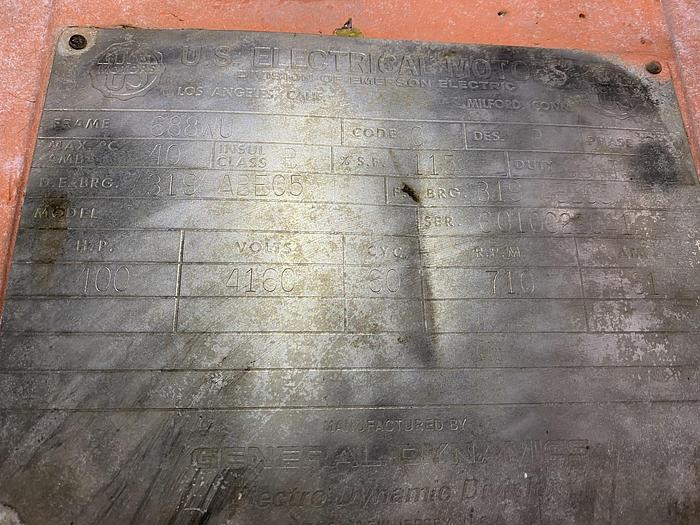 Used 400 HP GENERAL ELECTRIC MOTOR