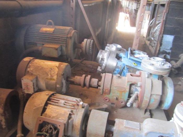 Used Pump, Centrif., 3 HP, S/st, 3 x 1.5, Peerless, #S610850