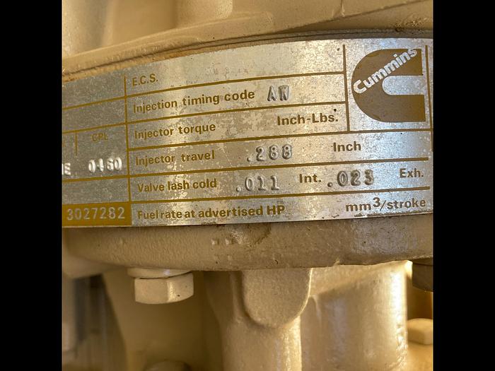 Used 1981 Cummins 150 kW Generator Marathon Magna One Generator End