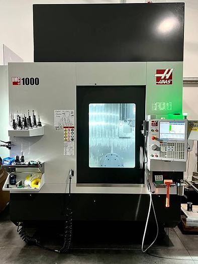 Used 2020 HAAS UMC-1000 5-Axis 15,000 RPM Machining Center