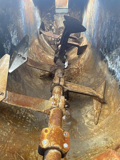 Used Used Marion Mixer approximately 100 cubic feet carbon steel Paddle Mixer