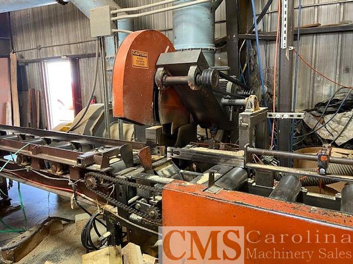 Used West Plains Resaw with Run Around, Deduster & Pendu Stacker