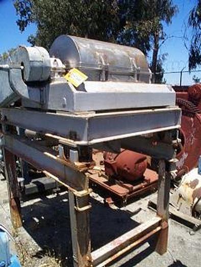 Used Centrifuge, Decanter, Sharples, Mdl P1000, 20 HP, 316 S/st, #C197240