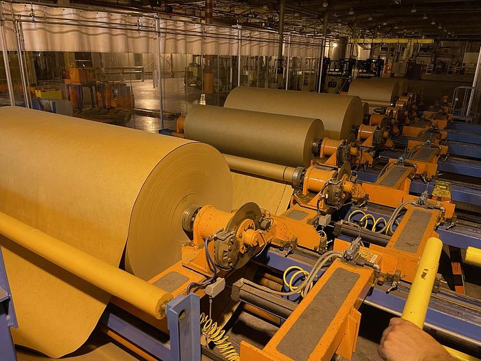 Used KRAFT ROLL WRAPPING LINE VALMET FINISHING EQUIPMENT