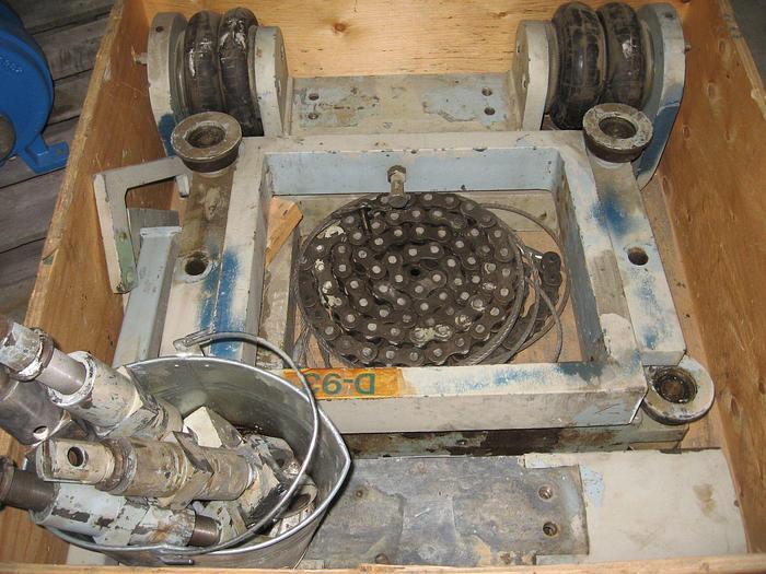 Used PAPER MACHINE FELT WIRE GUIDE ASSEMBLY STRETCHER