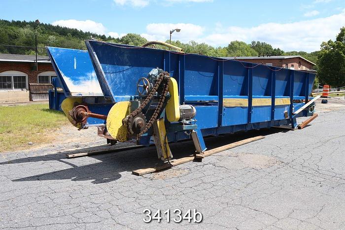 Used Voith Slat Conveyor, 14' Horizontal Feed Section #34134