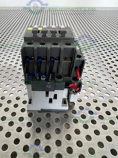 Used ABB  A26-30-10 Contactor  w/ ABB CAL5-11 AUX Contact Block